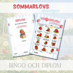 Sommarlovsläsbingo