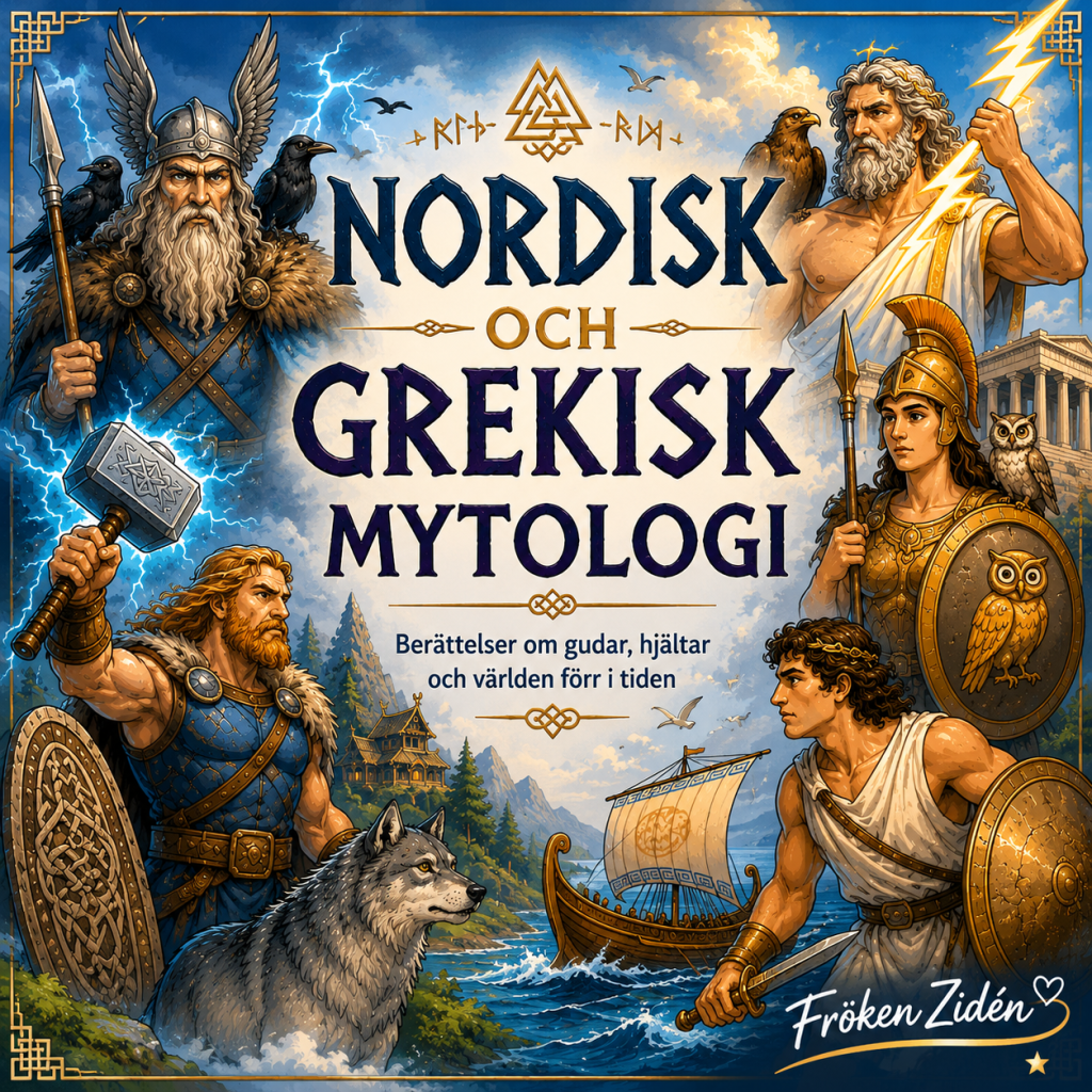 Nordisk och grekisk mytologi – ett komplett arbetsområde för Åk 3 och mellanstadiet! ⚡🏛️🌳