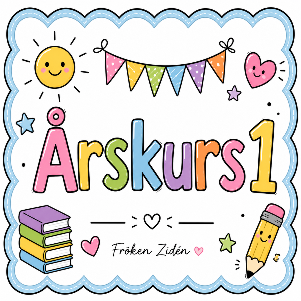 Dörrskylt åk 1