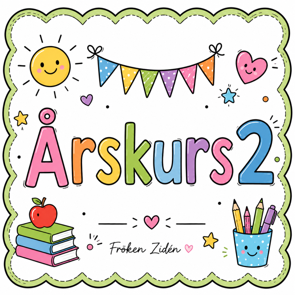 Dörrskylt åk 2