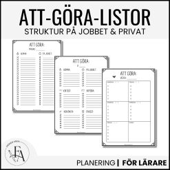 Att göra - listor för lärare
