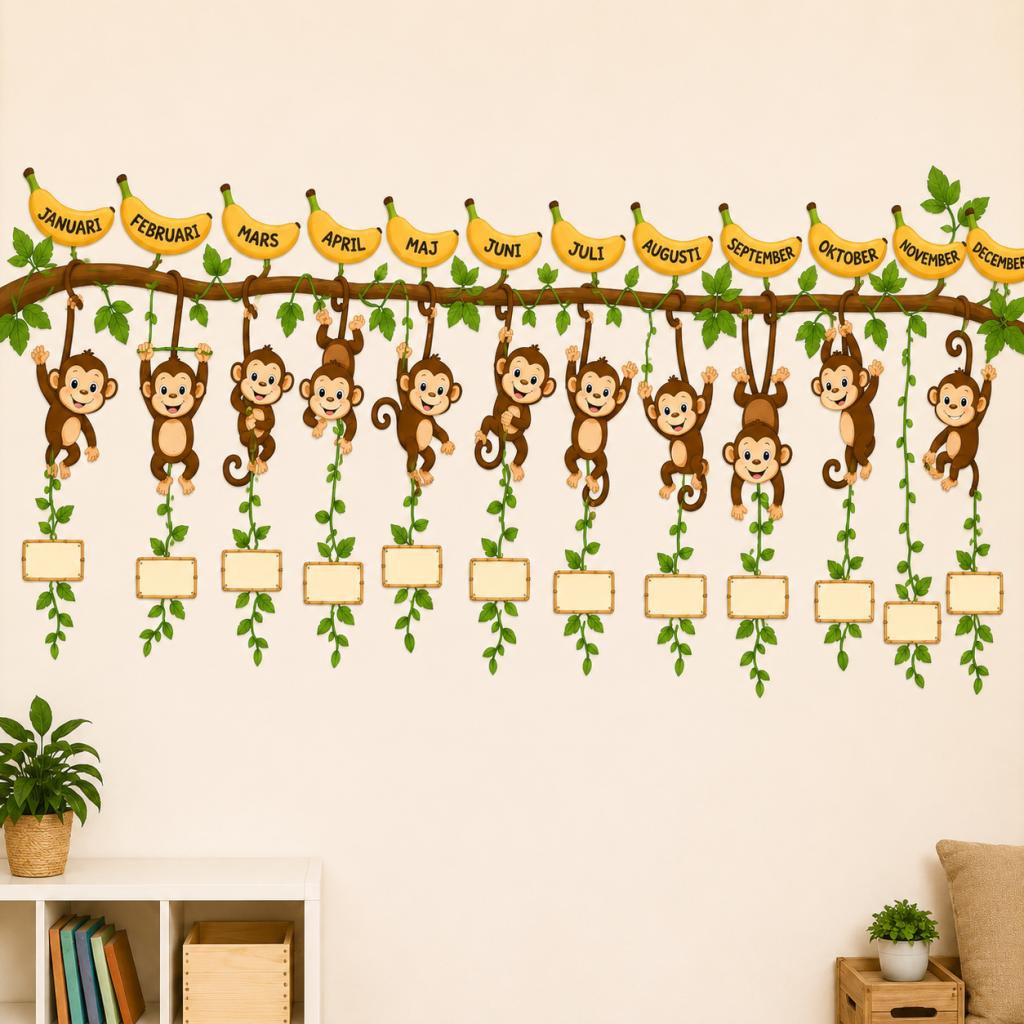 Det är apkul att fylla år – Djungeltema 🍌🐵🎉