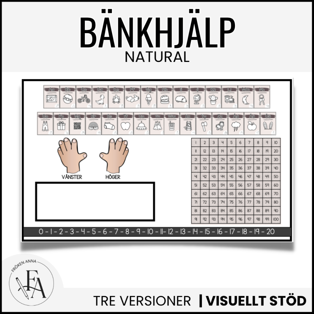 Bänkhjälp natural