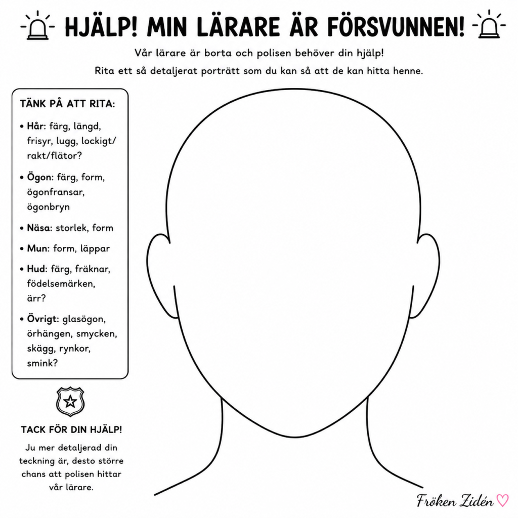 Hjälp min lärare är försvunnen