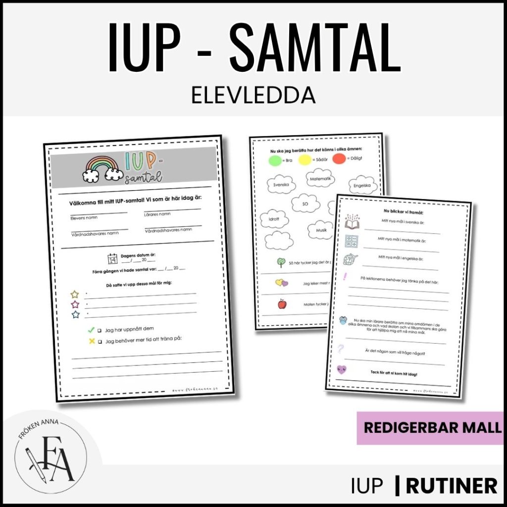 Elevledda IUP-samtal #2