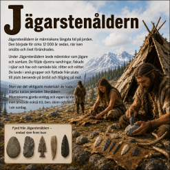 🏕️ Nytt arbetsområde – Jägarstenåldern! 🦌🔥