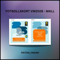 FOTBOLLSKORT VM2026 - MALL