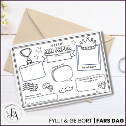 Fars dag: Allt om min pappa / bonuspappa / morfar / farfar