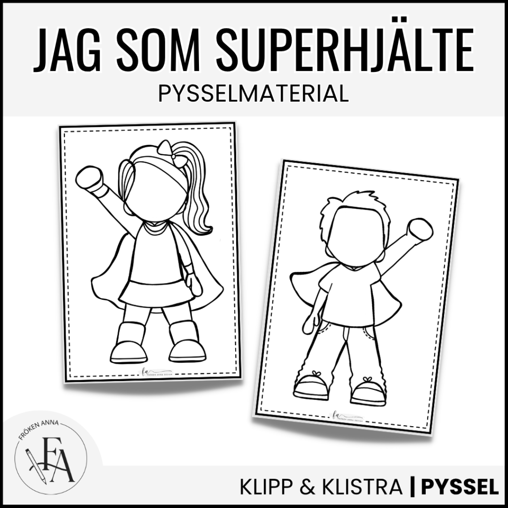 Jag som superhjälte – en kreativ bilduppgift