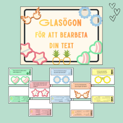Bearbeta din text med glasögon
