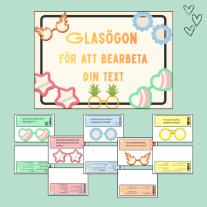 Bearbeta din text med glasögon