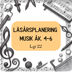 Läsårsplanering Musik Lgr22 åk 4-6