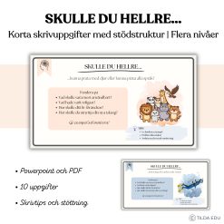 Skulle du hellre...? – 10 skrivuppgifter för resonemang och motivering | Åk 4–9