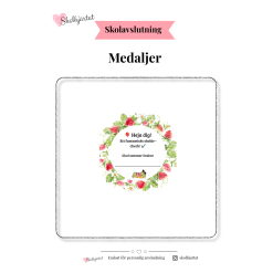Medalj till skolavslutningen