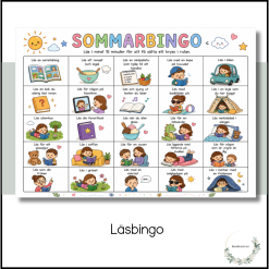 Läsbingo - sommar