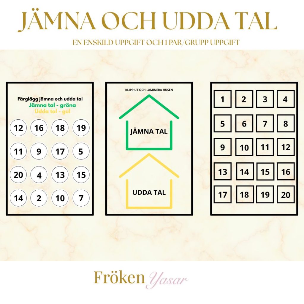 Jämna och udda tal
