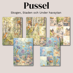 Pussel: 3 motiv
