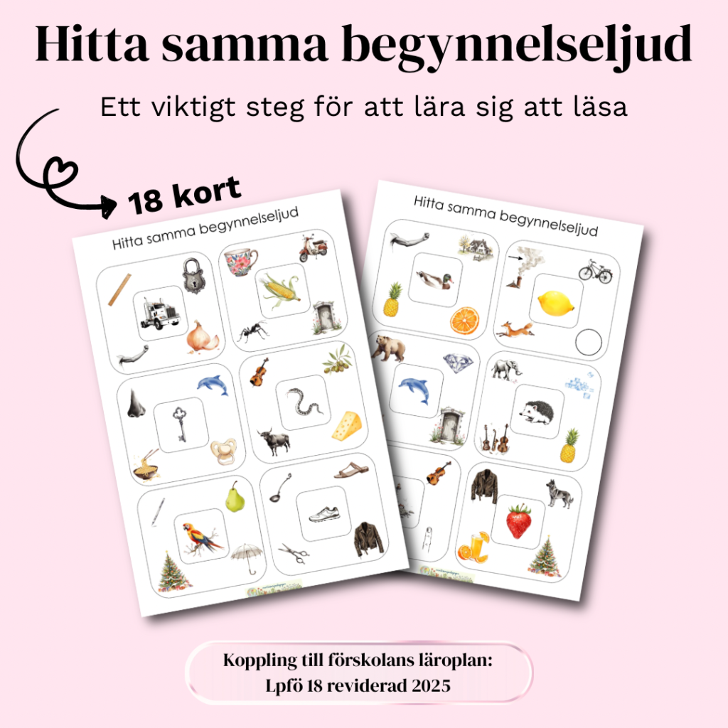 Hitta samma begynnelseljud