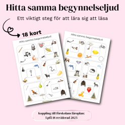 Hitta samma begynnelseljud