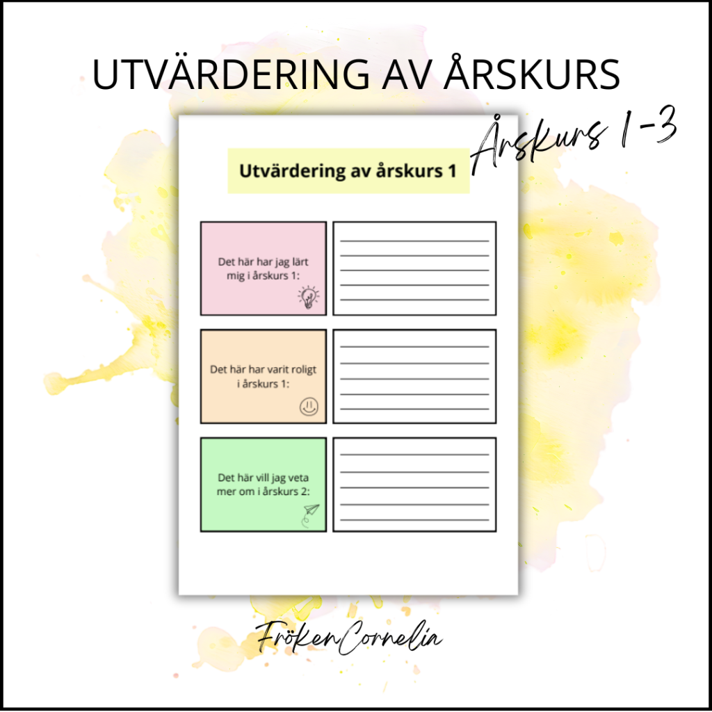 Utvärdering av årskurs