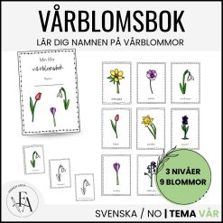 Min lilla vårblomsbok – Lär dig vårblommornas namn