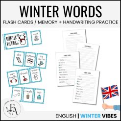 PAKET: Seasons (Ordkunskap, välskrivning, memory, handstil)