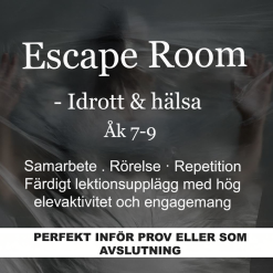 Escape Room - Idrott och hälsa