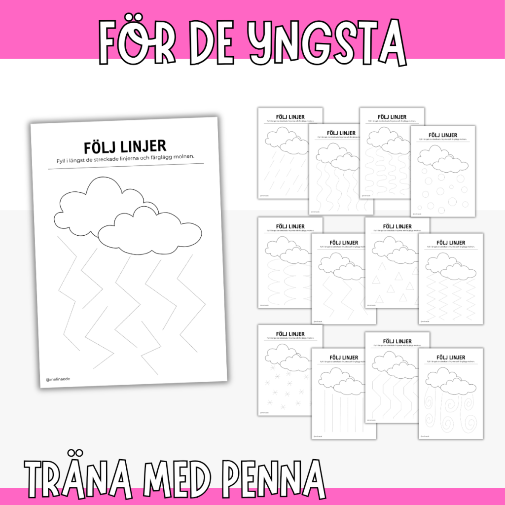 Träna med penna – Rita väder