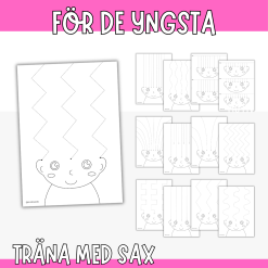 Träna med sax - Klipp frisyrer