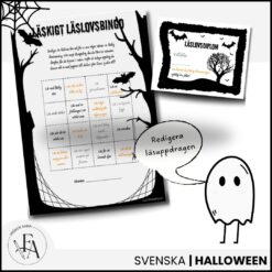 Läs-kigt läslovsbingo