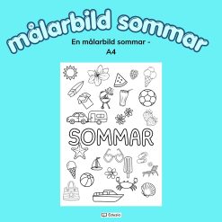 Målarbild sommar