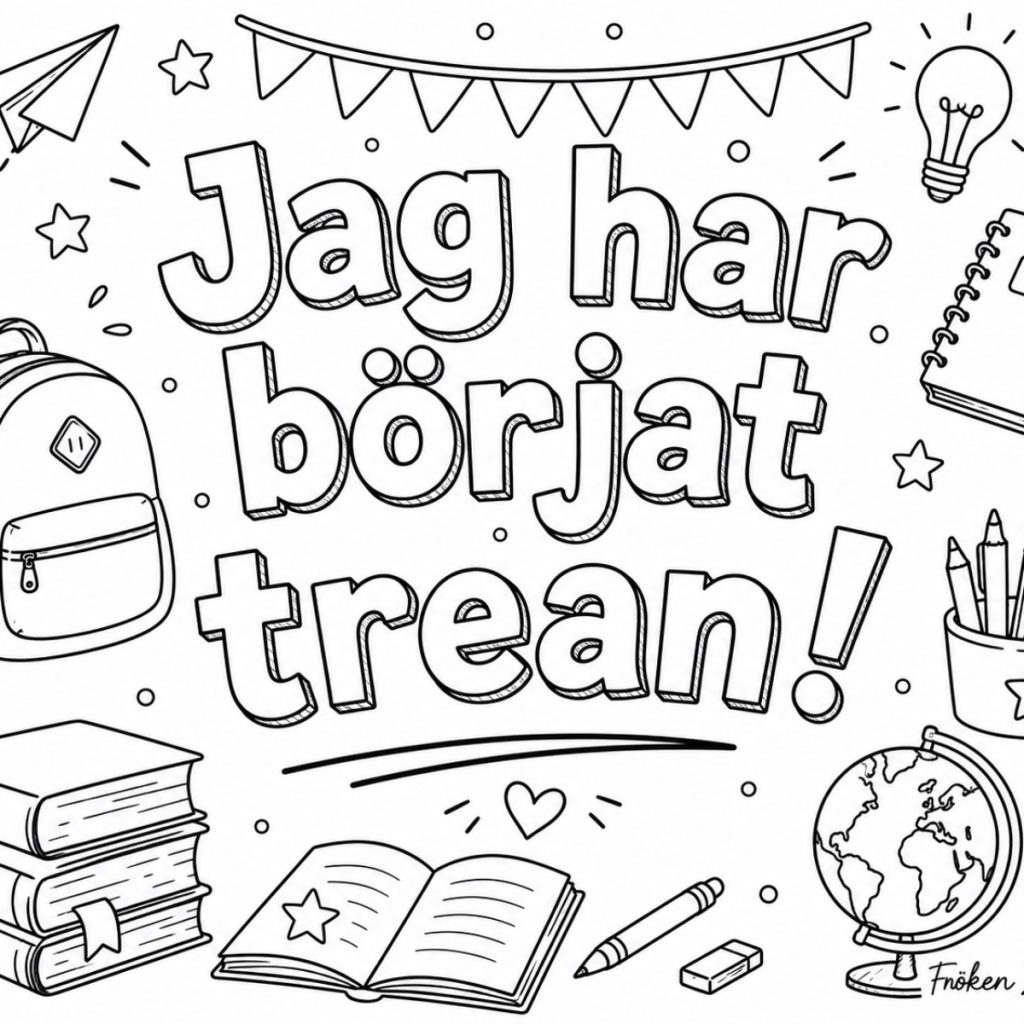 Jag har börjat trean