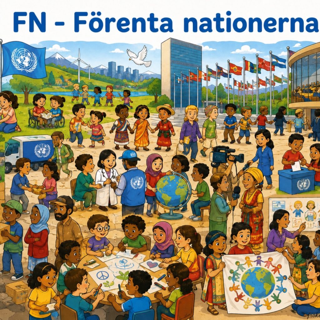 🌍 Lär dig om FN, UNICEF och barns rättigheter på ett enkelt och engagerande sätt! 🌍