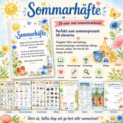 sommarhäfte - sommarpresent till åk 3-5