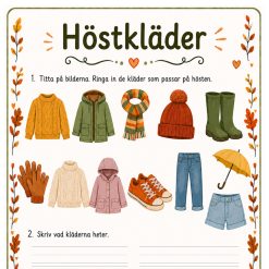 Hösthäfte 14 sidor
