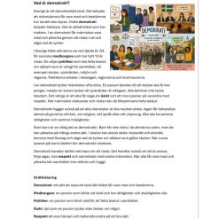 Demokrati i Sverige inspirerat av boken Koll på samhället 4–6 – Läsförståelse med bildstöd (SVA, SVE & SO åk 4–6)