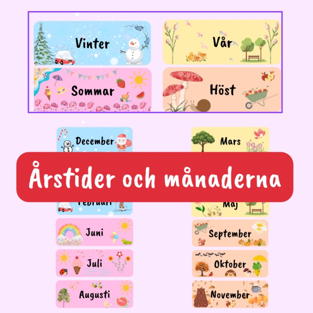Årstider och månaderna