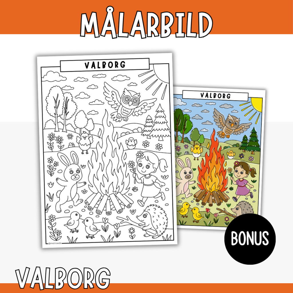 Målarbild – Valborg