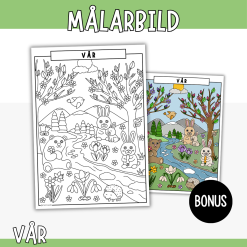 Målarbild - Vår