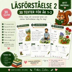 📚 Läsförståelse 2 – 30 texter för åk F-2