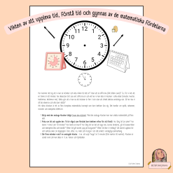 Vikten av att uppleva tid, förstå tid och gynnas av de matematiska fördelarna
