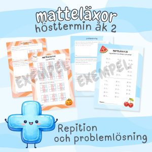 Matteläxor höstterminen åk 2