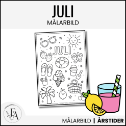 Juli | Målarbild