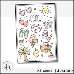 Juli | Målarbild