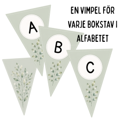 Vimplar A–Ö, 4 olika alfabet