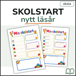 Skolstart - Nytt läsår
