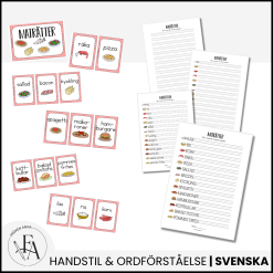 Matord (Ordkunskap, välskrivning, memory)