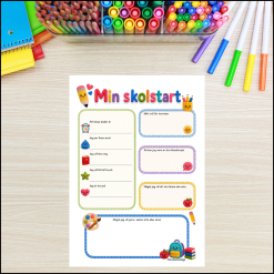 Skolstart - Nytt läsår