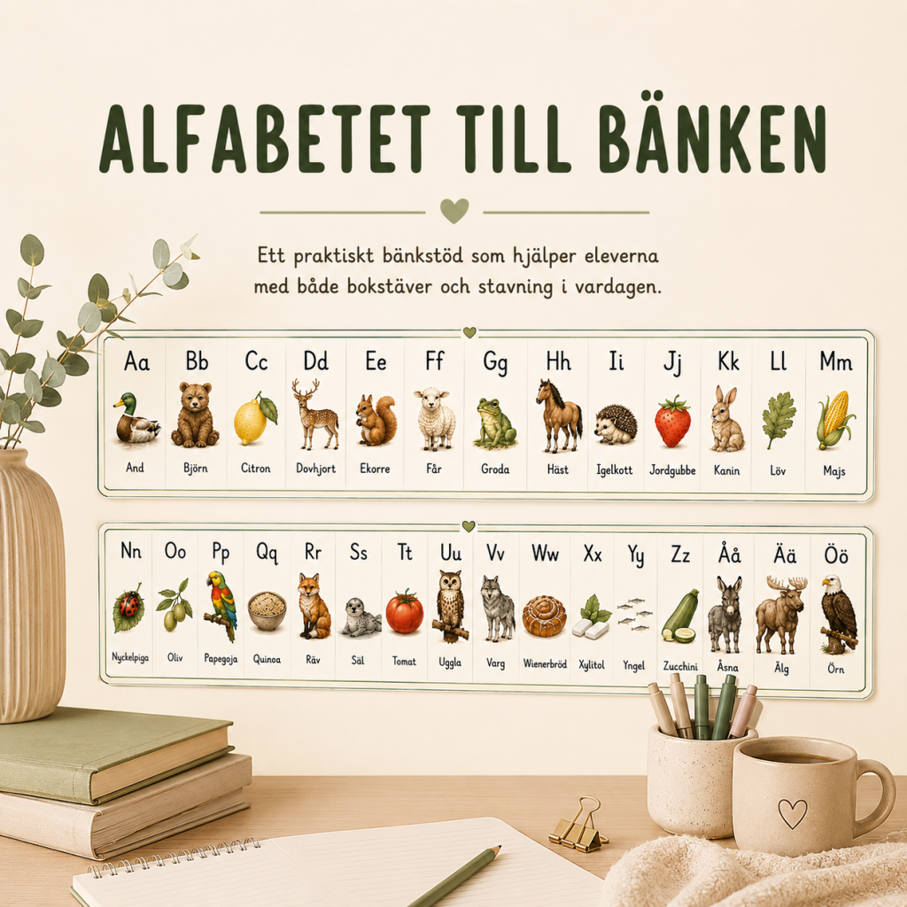 Alfabetet på remsa