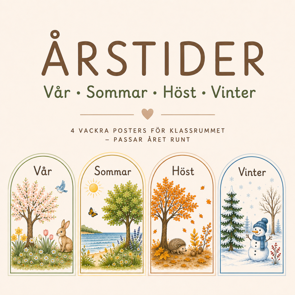 Årstider – Väggdekoration